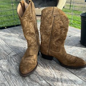 Ariat Men's US 9 D Heritage Western R Toe Western Boots Brown 10017288